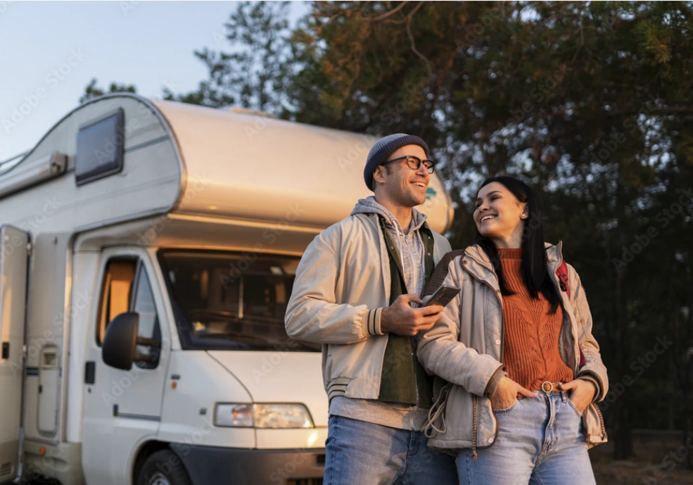Koppel voor mobilhome